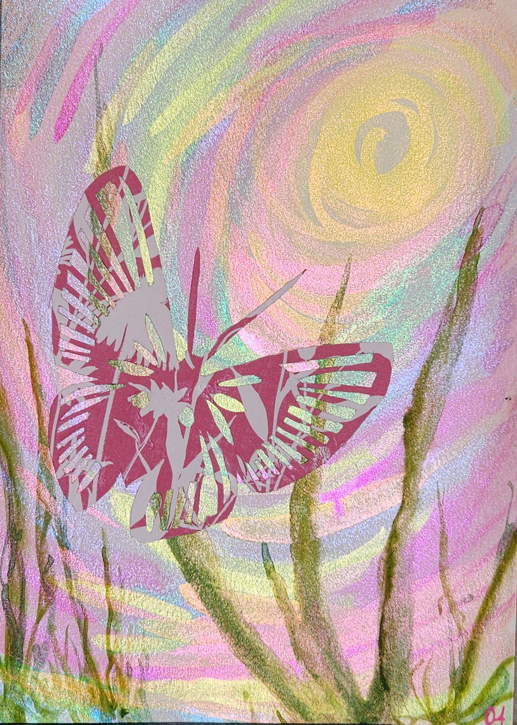 Butterfly Sky Greeting Card